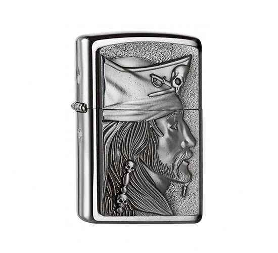 Zippo pirate face