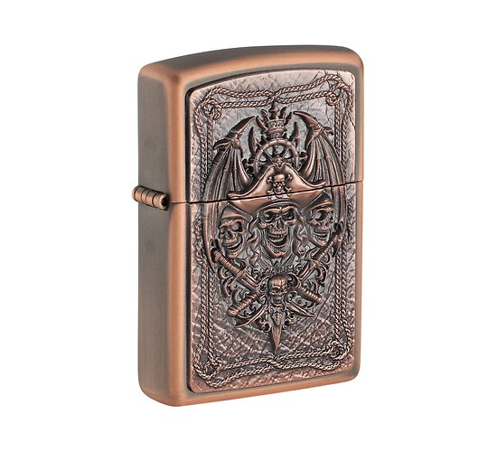 Zippo pirate skull limited edition emblem 2008208