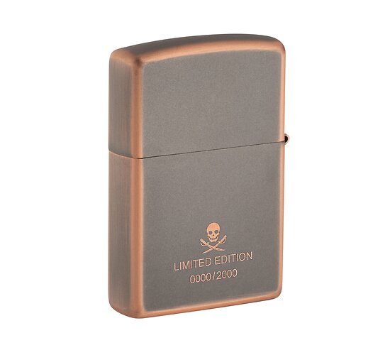 Zippo pirate skull limited edition emblem 49839