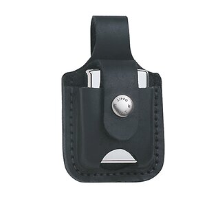 Zippo Pouch Thumb Notch (Zwart)