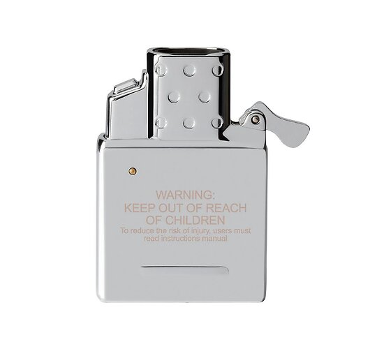 Zippo rechargeable insert double beam arc