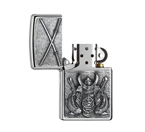Zippo samurai emblem