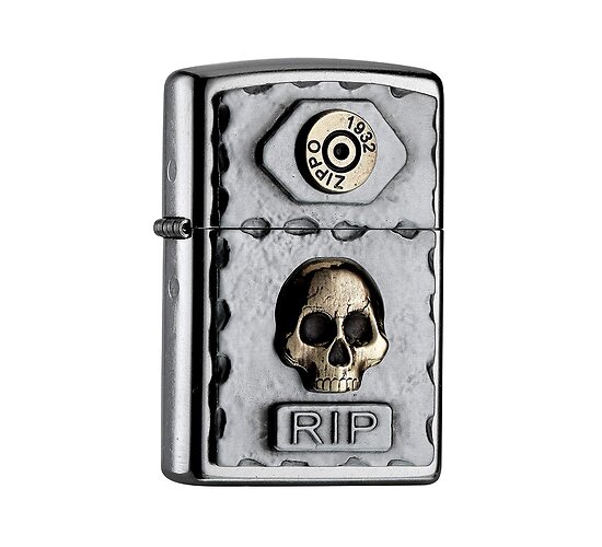 Zippo skull rip