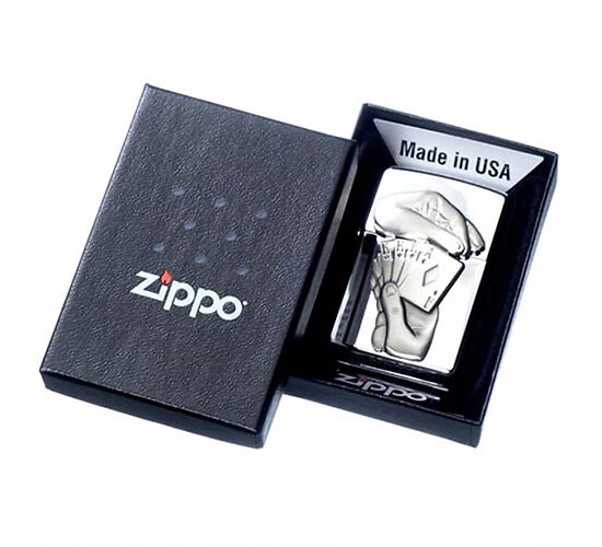 Doosje met de Poker Trick  van Zippo