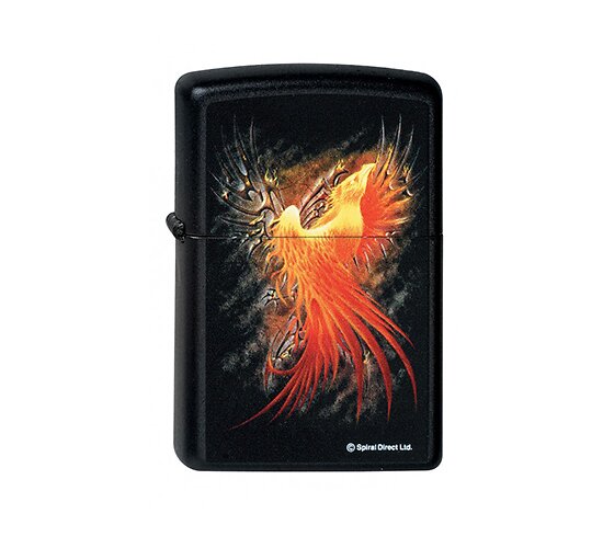 Zippo spiral phoenix rising