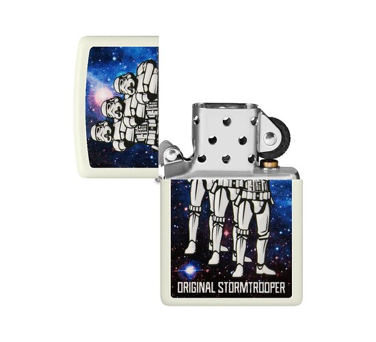 Zippo stormtrooper glow in the dark