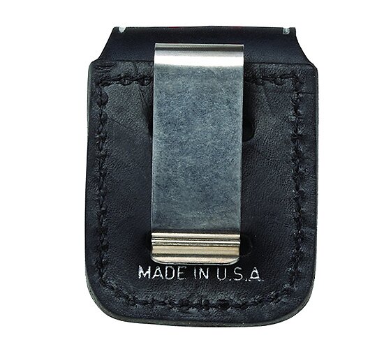 Zippo tasje clip zwart broekriem