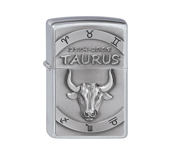 Zippo taurus emblem zodiac