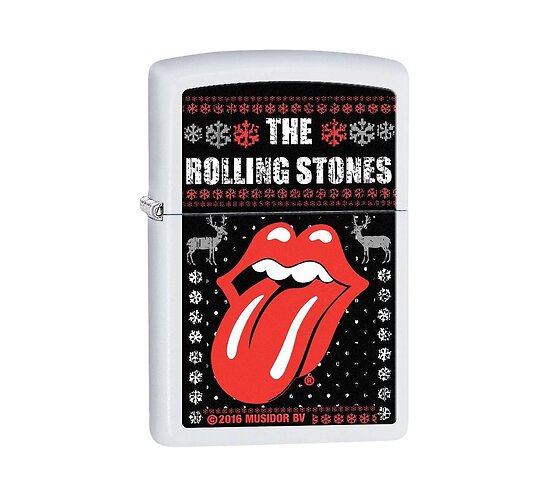 Zippo the rolling stones christmas