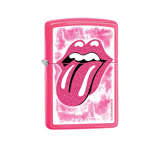 Zippo the rolling stones pink