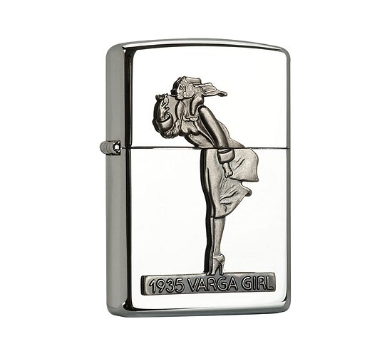 Zippo the varga girl 1935