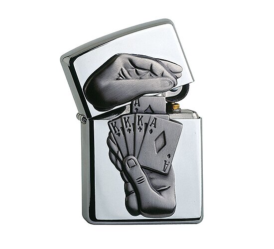 Zippo trick poker