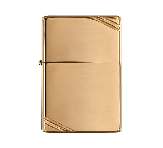 High polish brass zippo vintage 1935 case