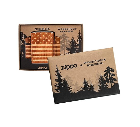 Zippo woodchuck embleem doosje