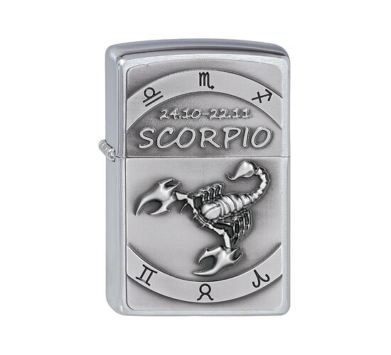 Zippo zodiac scorpio emblem