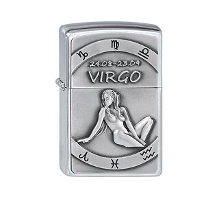 Zippo Virgo emblem (Zodiac)