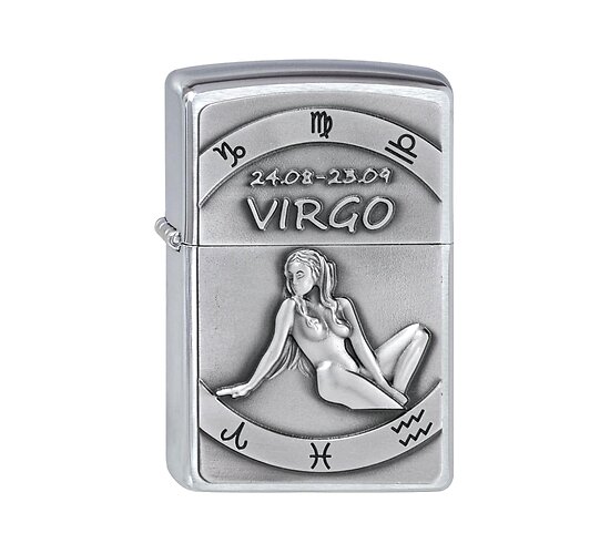 Zippo zodiac virgo emblem